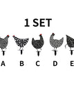 Poulet / Un ensemble (ABCDE cinq styles)