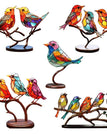 5x Libiyi Metal Birds