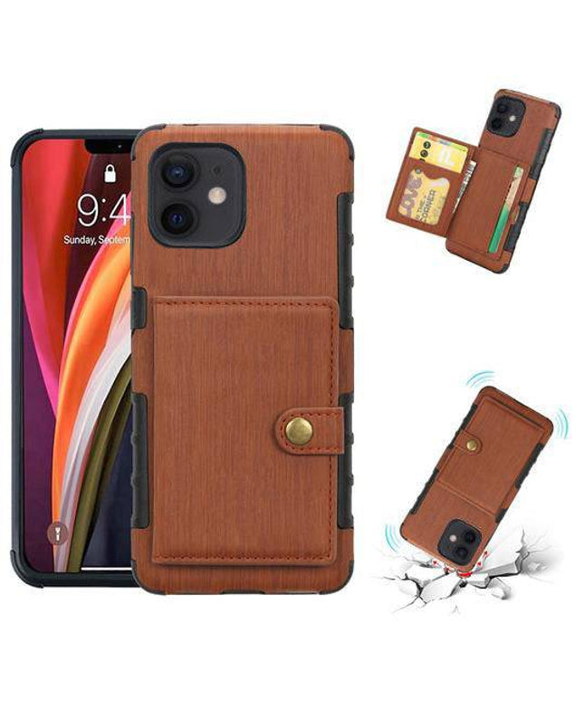 Security Copper Button Protective Case For iPhone 12Mini - Libiyi