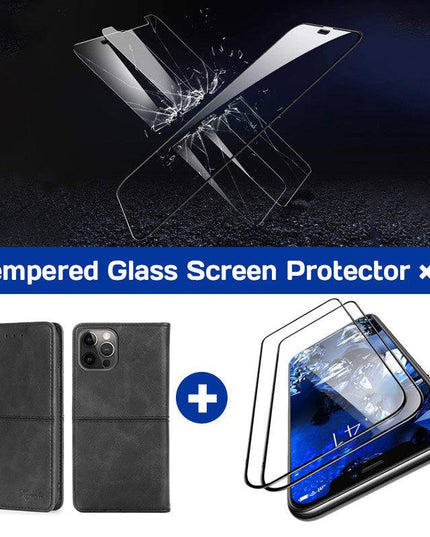 TPU + PU Leather Phone Cover Case for iPhone 12Pro Max - Libiyi