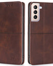 marron foncé / S21 Ultra 5G / Cas seulement