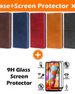 marron foncé / S21 Ultra 5G / Étui + [Lot de 2] protecteurs d'écran