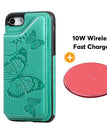 Verde / Para iPhone 7/8 / Com carregador sem fio