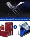 Vermelho / Para iPhoneX/XS / Com protetor de tela