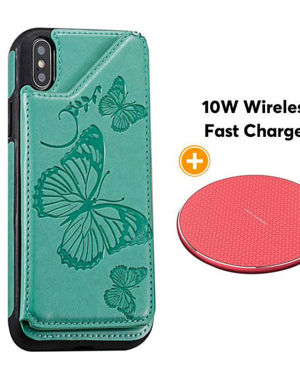 New Luxury Embossing Wallet Cover For iPhone X/Xs-Fast Delivery - Libiyi