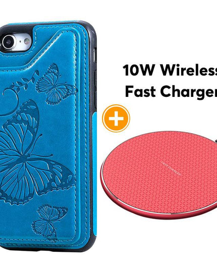 New Luxury Embossing Wallet Cover For iPhone 6/6S-Fast Delivery - Libiyi