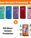 Vermelho / Samsung S10e / Com protetores de tela de 2 pacotes