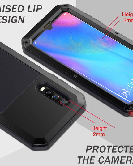 Luxury Doom Armor Waterproof Metal Aluminum Phone Cover For Huawei - Libiyi