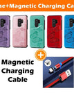 Red / Samsung S9 Plus / With Magnetic Charging Cable(Type C)