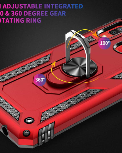 Luxury Armor Ring Bracket Phone Case For Samsung A20&A30-Fast Delivery - Libiyi