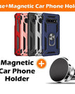 Vermelho / S10 / Com suporte magnético para telefone para carro
