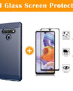 Blue / LG K51 / With Screen Protector