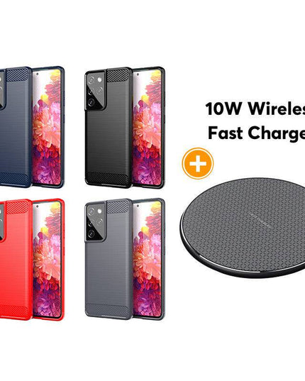 Luxury Carbon Fiber Case For Samsung S21 Ultra(5G) - Libiyi