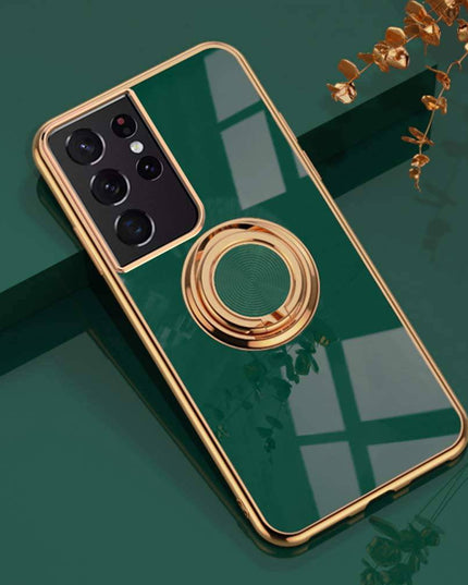 Slim Thin Finger Ring Case For Samsung S21 Ultra - Libiyi